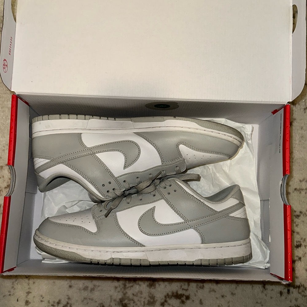 Nike Grey Fog Dunk Low